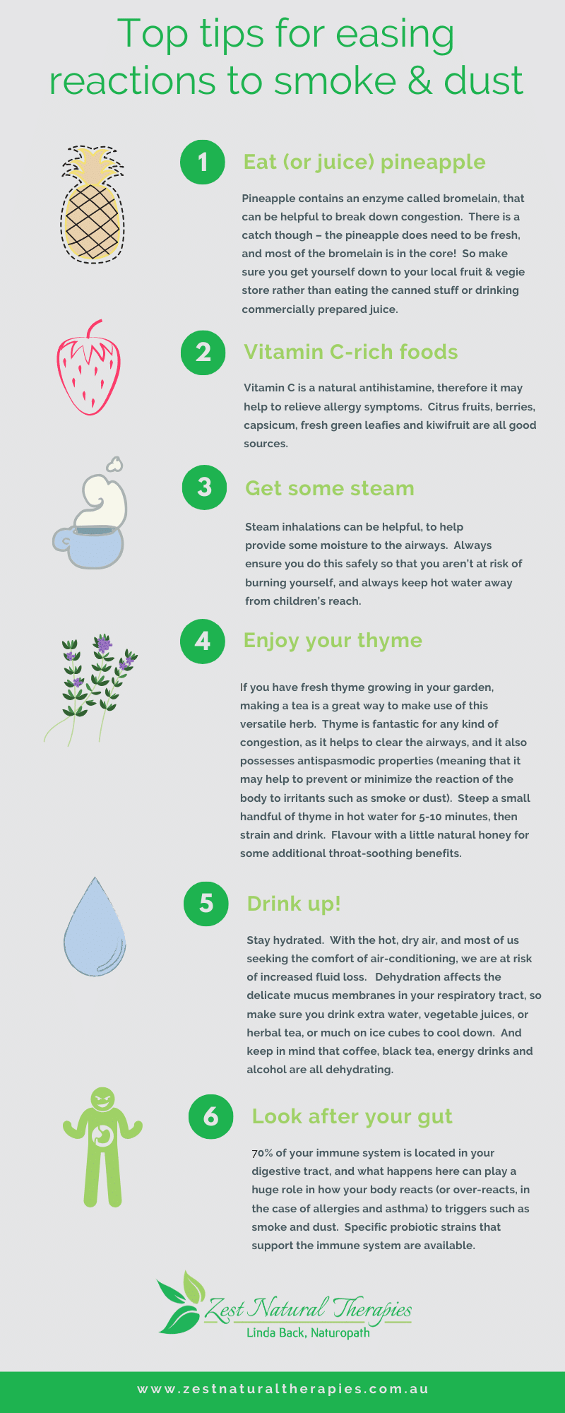 Tips for Smoke & Dust